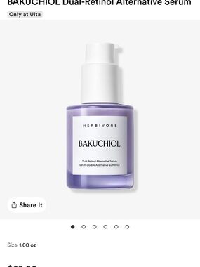 Bakuchiol Dual-Retinol Alternative Serum — Purple
